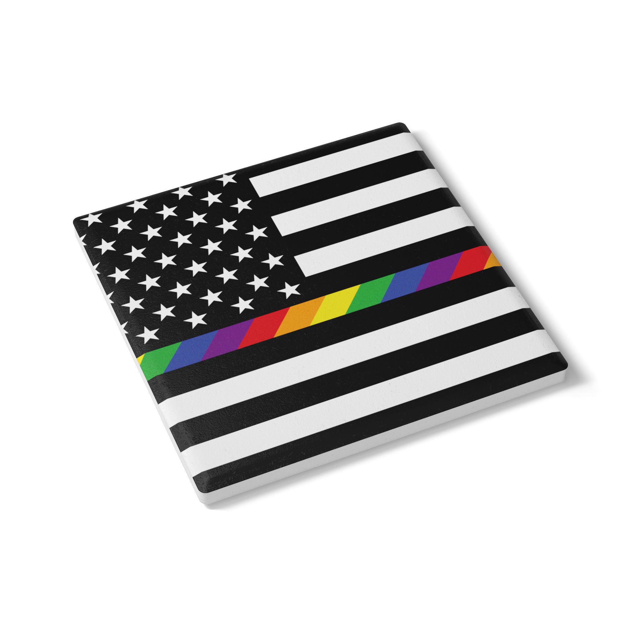 Pride Stripe Premium Ceramic Coaster - Image 7
